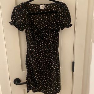 Princess Polly Black Floral Dress